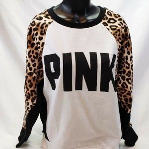 Cheetah print Victoria secret PINK sweater